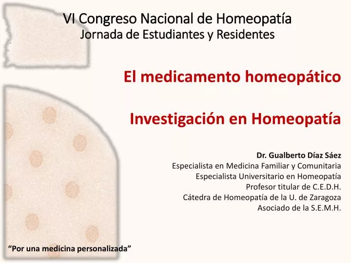 vi congreso nacional de homeopat a jornada de estudiantes y residentes