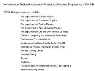 The department of Nuclear Physics The department of Theoretical Physics
