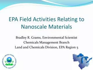 EPA Field Activities Relating to Nanoscale Materials