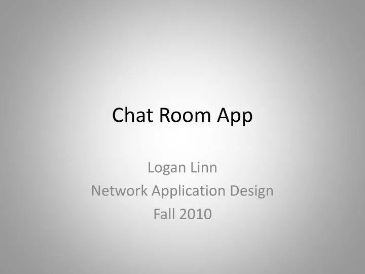chat room app