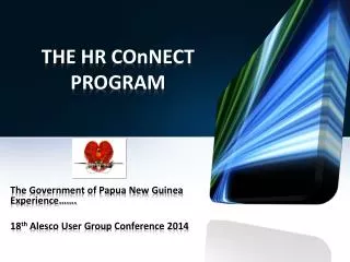 THE HR COnNECT PROGRAM