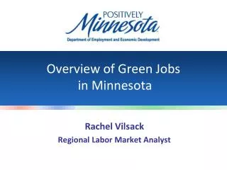 Overview of Green Jobs in Minnesota