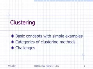 Clustering