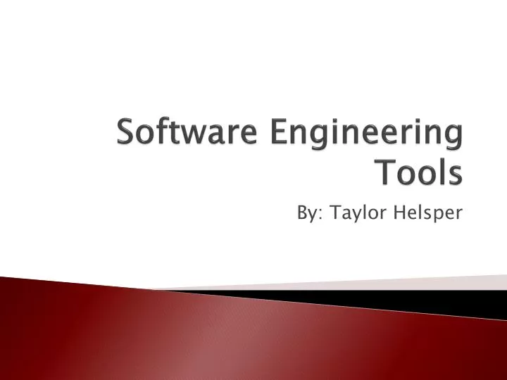 software engineering tools