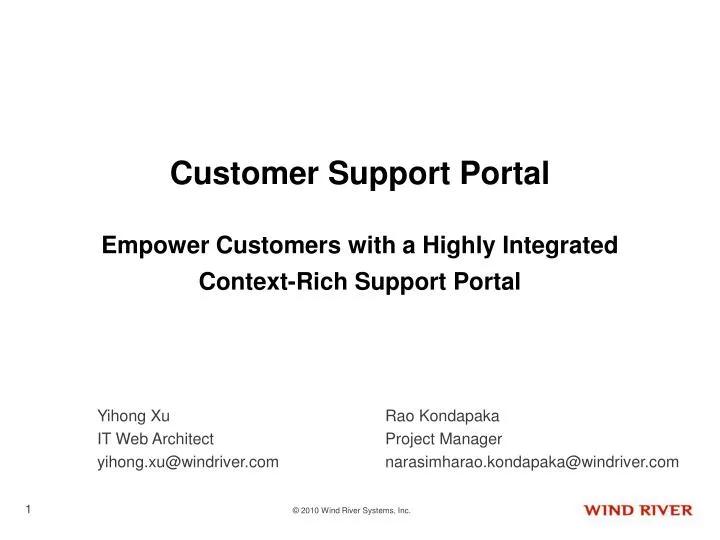 customer support portal empower customers with a highly integrated context rich support portal