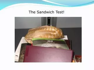 The Sandwich Test!