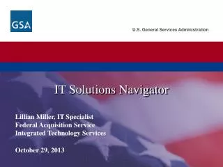 IT Solutions Navigator