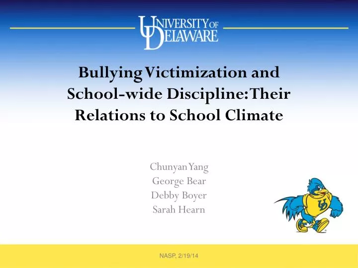 bullying victimization and school wide discipline their relations to school climate