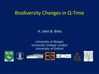 Biodiversity Changes in Q-Time