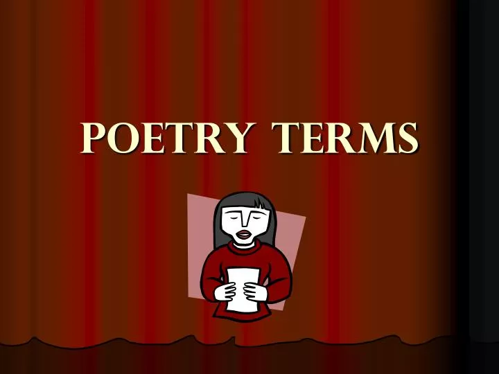 poetry terms