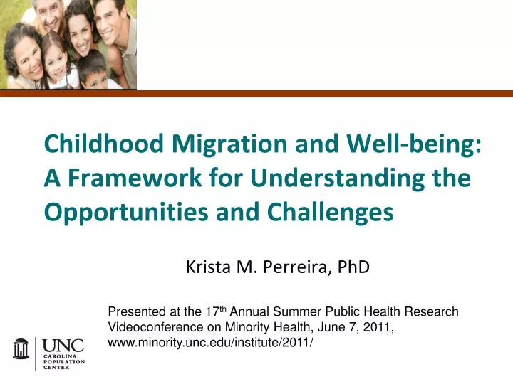 childhood migration and well being a framework for understanding the opportunities and challenges