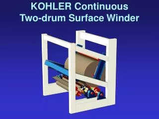 KOHLER Continuous Two-drum Surface Winder