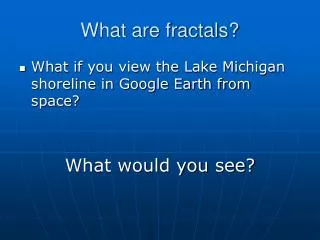 what are fractals