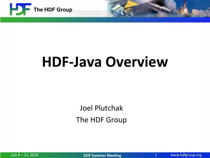 hdf java overview