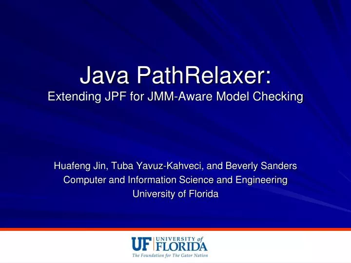 java pathrelaxer extending jpf for jmm aware model checking