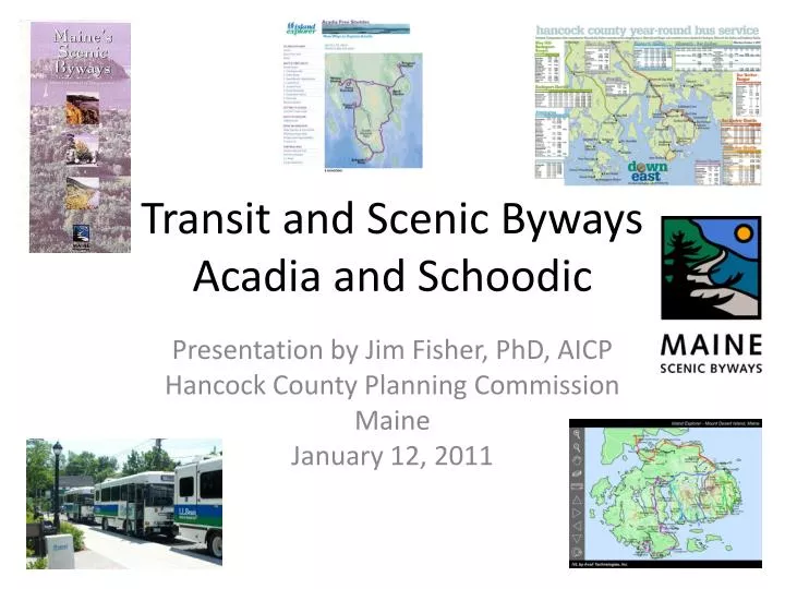 transit and scenic byways acadia and schoodic