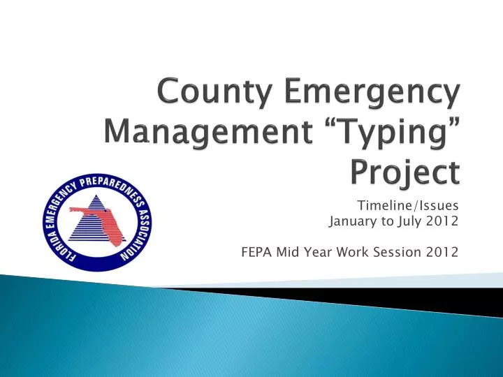 county emergency management typing project