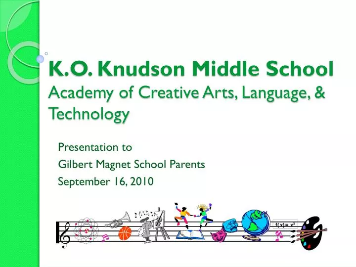 k o knudson middle school academy of creative arts language technology