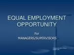 PPT - Chapter 3 Equal Employment Opportunity PowerPoint Presentation ...