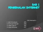 Bab 1 Pengenalan Internet - slide 1
