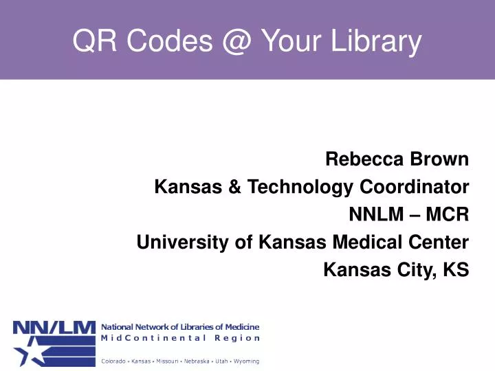 qr codes @ your library