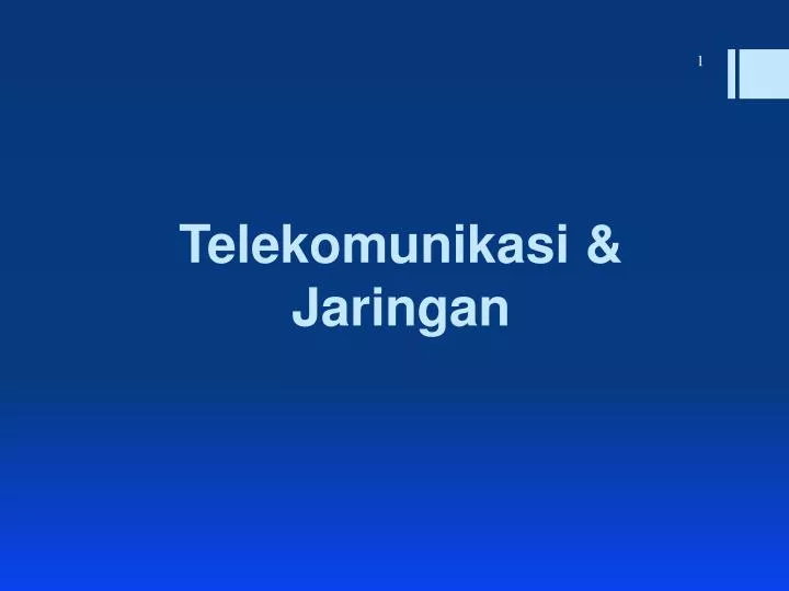 telekomunikasi jaringan