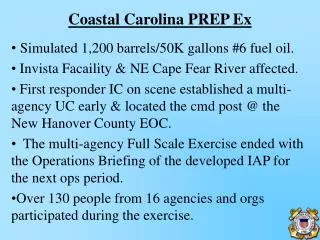 Coastal Carolina PREP Ex