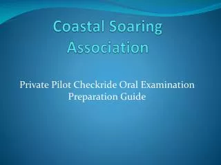 Coastal Soaring Association