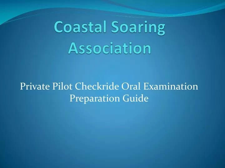 coastal soaring association
