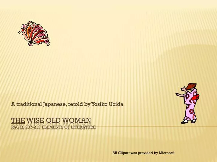 a traditional japanese retold by yosiko ucida