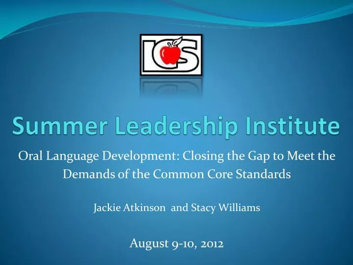 summer leadership institute