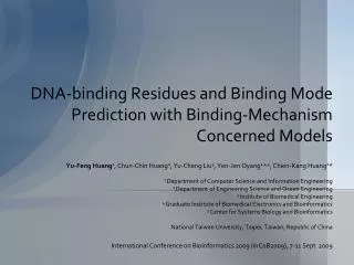 DNA-binding Residues and Binding Mode Prediction with Binding-Mechanism Concerned Models