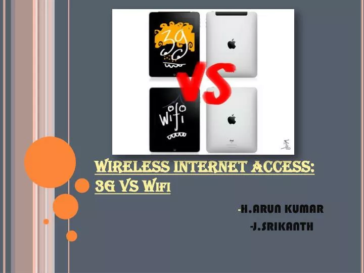 wireless internet access 3g vs wifi