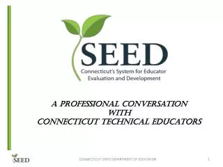 A Professional Conversation with Connecticut Technical Educators