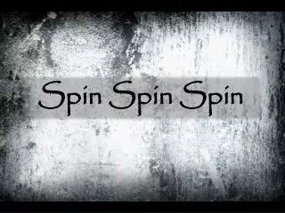 Spin Spin Spin