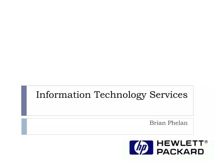 information technology services