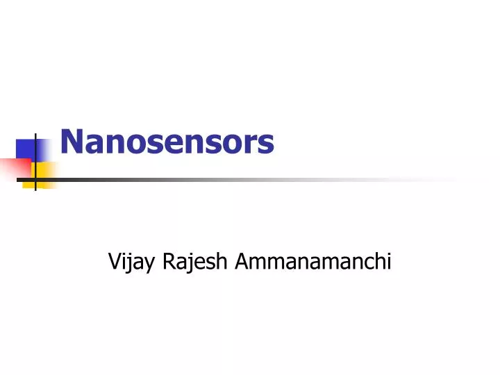 nanosensors