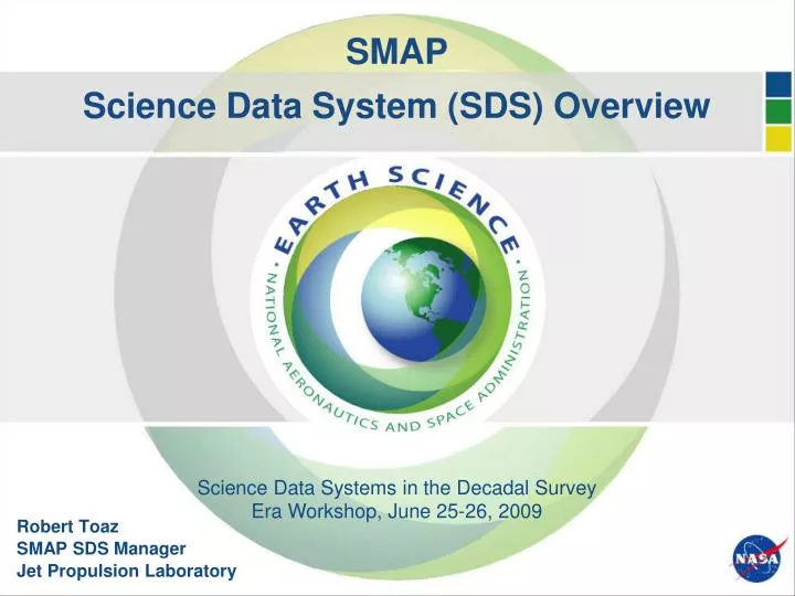 smap science data system sds overview