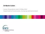 Explore Careers in Construction and Environment at Dr. Martin Cullen's Guidance Event - slide 1