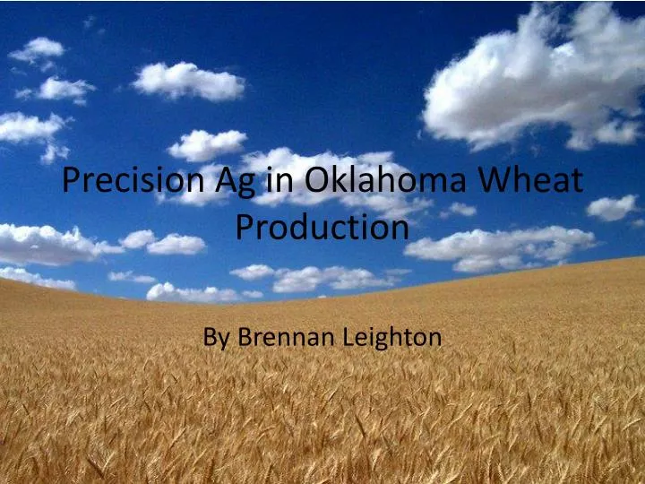 precision ag in oklahoma wheat production