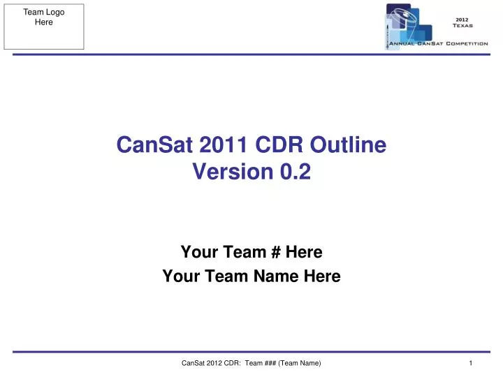 cansat 2011 cdr outline version 0 2
