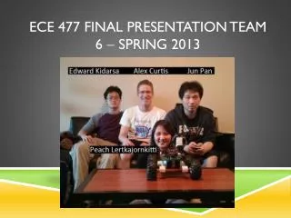 ECE 477 Final Presentation Team 6 ? Spring 2013