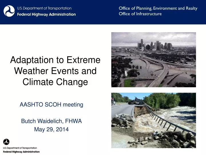 adaptation to extreme weather events and climate change