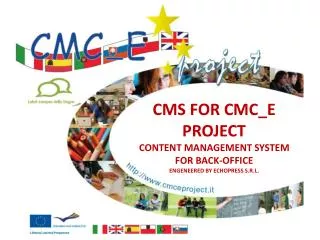 cms for cmc e project content management system for back office engeneered by echopress s r l