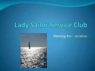 Lady Sailor Service Club