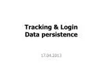 Location Tracking and Login Data Persistence Guide - slide 1