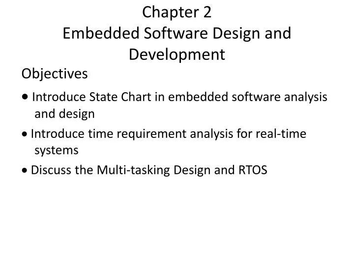 chapter 2 embedded software design and development