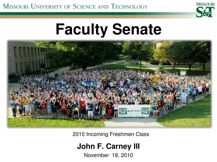 faculty senate