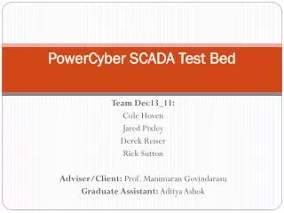 PowerCyber SCADA Test Bed