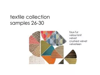 textile collection samples 26-30